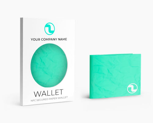 Échantillon NFC-secured Wallet en Tyvek paper